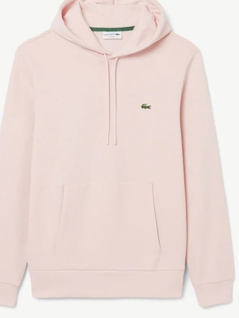 Lacoste ($185) Women’s Size 34 XS Light Pink Cotton Fleece Hoodie